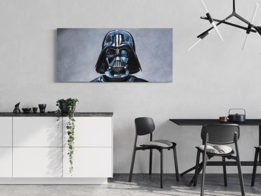 En målning med Darth Vader