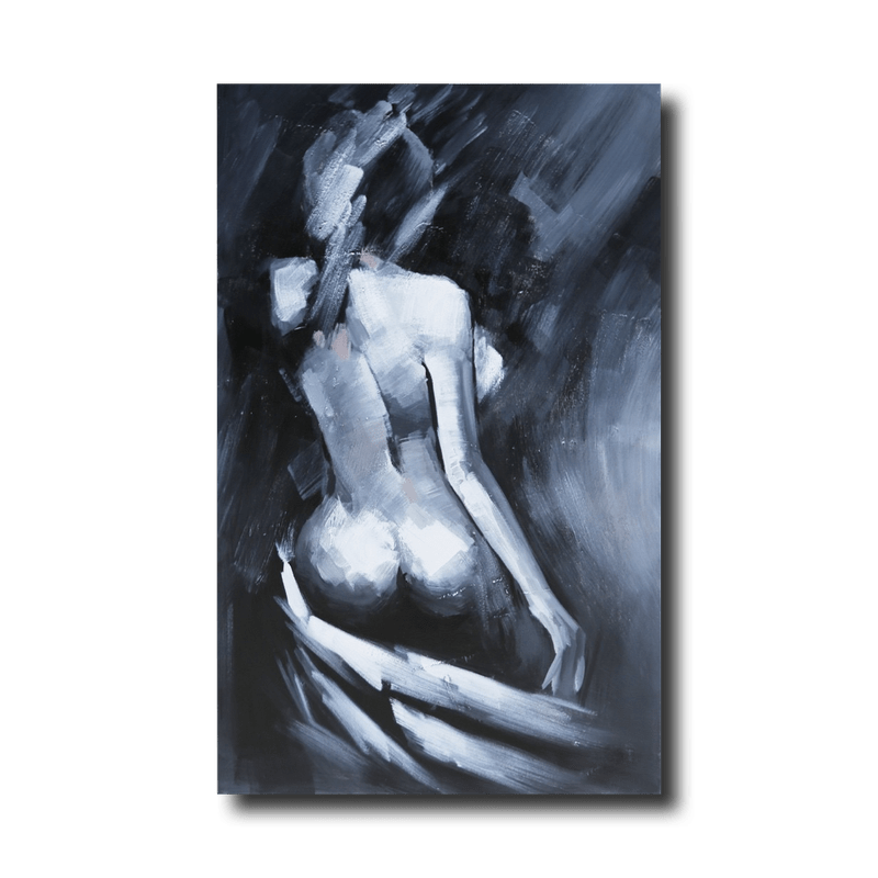 En målning med en naken kvinna