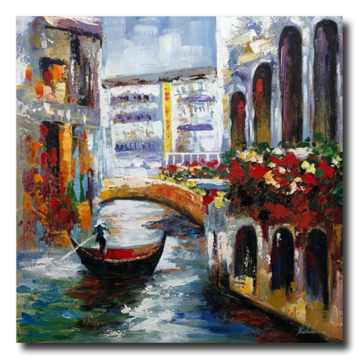 En målning med motiv från Venedig